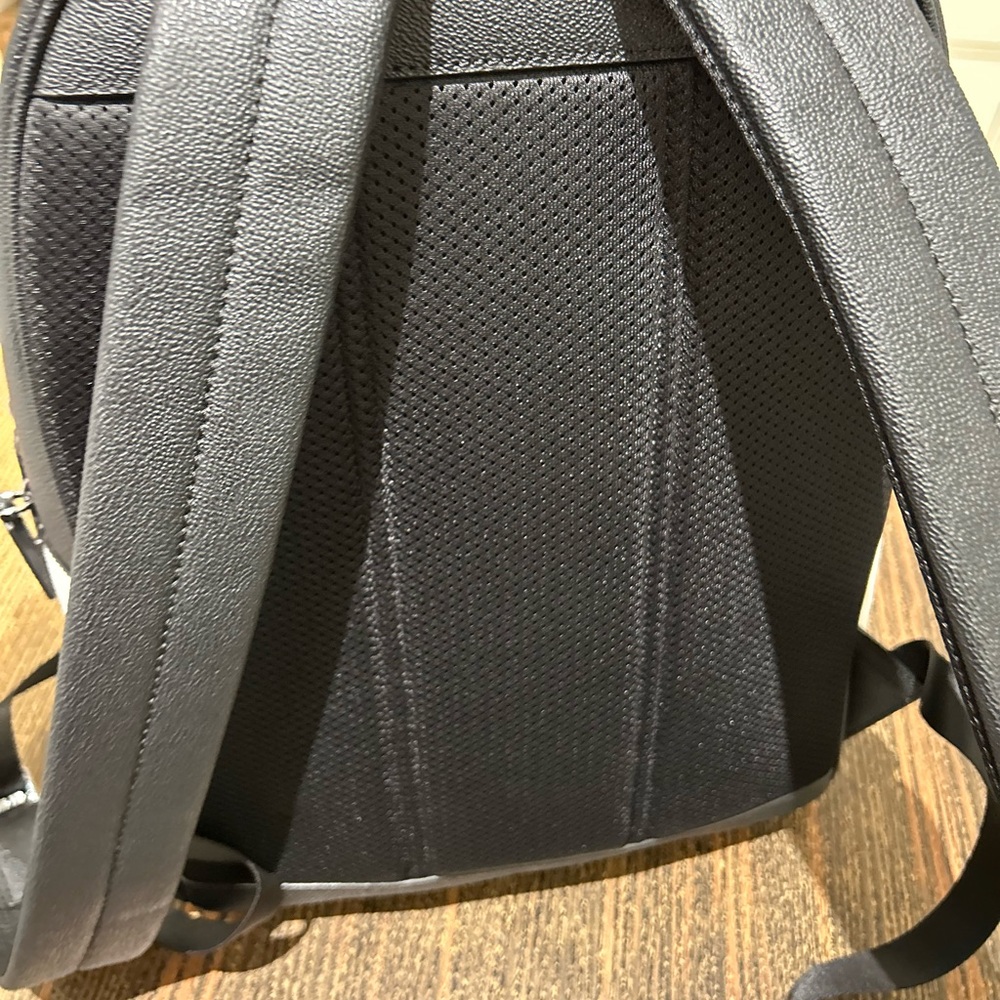 Michael Kors Cooper Canvas dome Backpack NWT new with tag white - Picture 9 of 15